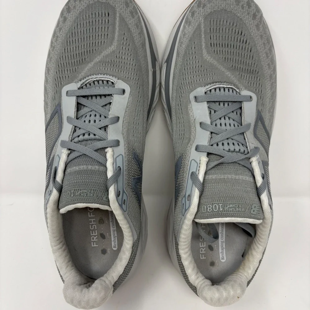 New Balance Fresh Foam X 1080v14 Mens Size 11.5 Grey Running Shoes (M108014G)